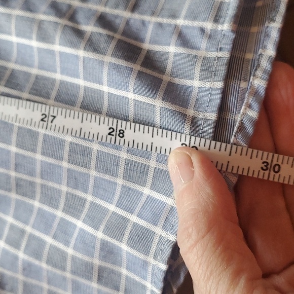Egara Non-Iron Slim Fit Long Sleeve Casual Button Down Sz. L Shirt - Picture 10 of 11